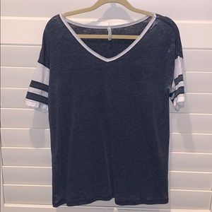 Short sleeve v neck